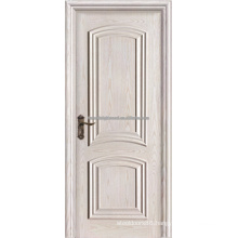 Arc Top 2 Panel Swing White Painted Veneered Interior MDF Raised Molding Doors